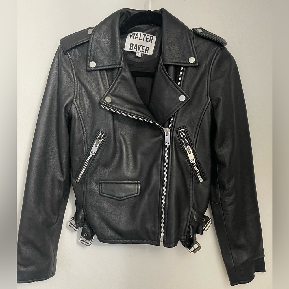 Walter Baker Liz Leather Crop Jacket